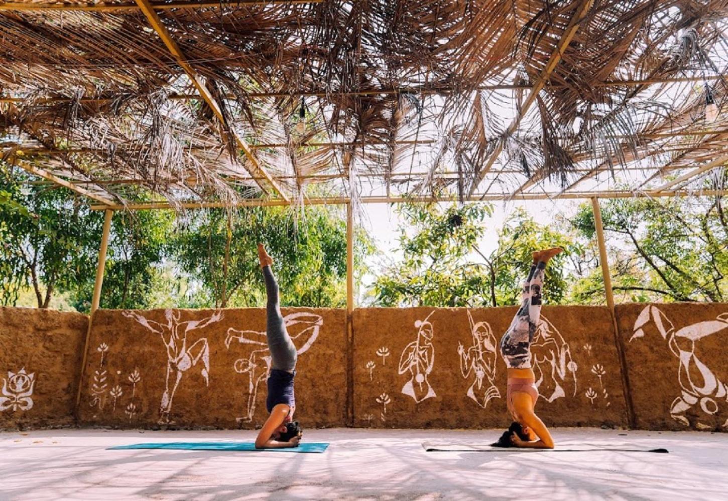 Jamboree Creek Yoga Mandrem Exterior foto